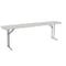 Global Industrial Rectangle Seminar Table, 18 in W, 96 in L, 29-1/2 in H B449335 - alternate 1